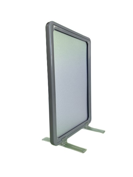 Комплект рамка А5 сіра з протектором та тримачем під кутом 90° 3 шт. 