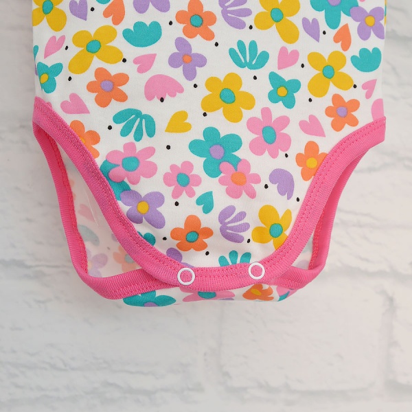 Боди для девочки Blanka Цветочки р.74 розовый 110337 