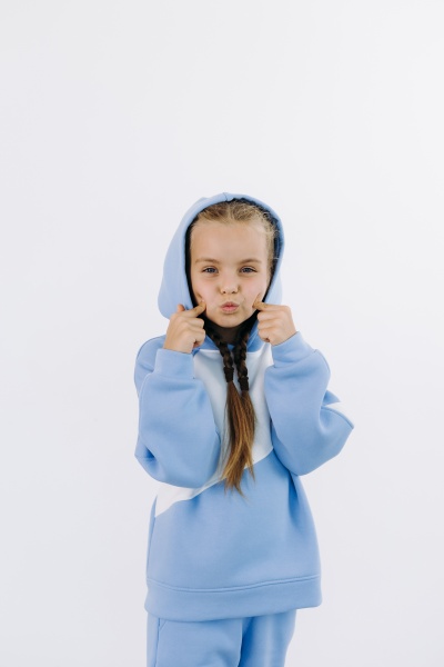 Спортивный костюм Obzor р.158 голубой 872 