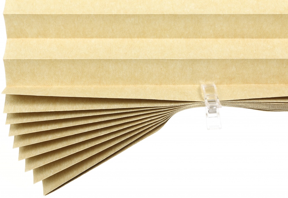 Штора-плиссе Bella Vita термо 90х180 см бежевый