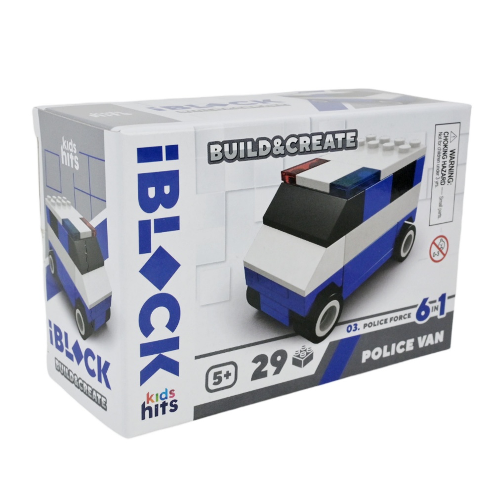 Конструктор Iblock Kids hits JUNIOR Полиция (в ассортименте) KH51/005