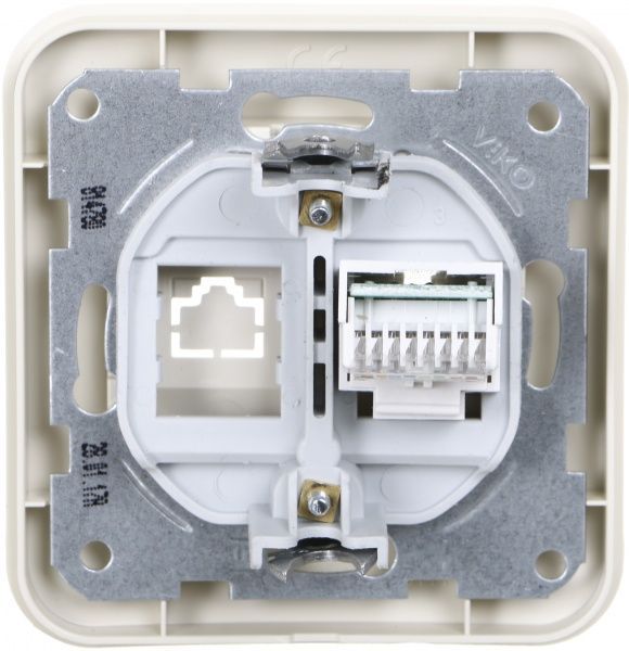 Розетка компьютерная Viko Rollina крем 90421032