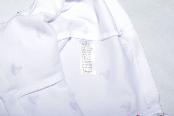 Песочник Фламинго р.68 белый с синим 509-222-26 