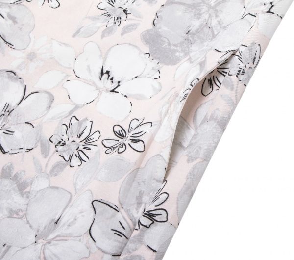 Халат женский Roksana Marshmallow р. M розовый с серым 