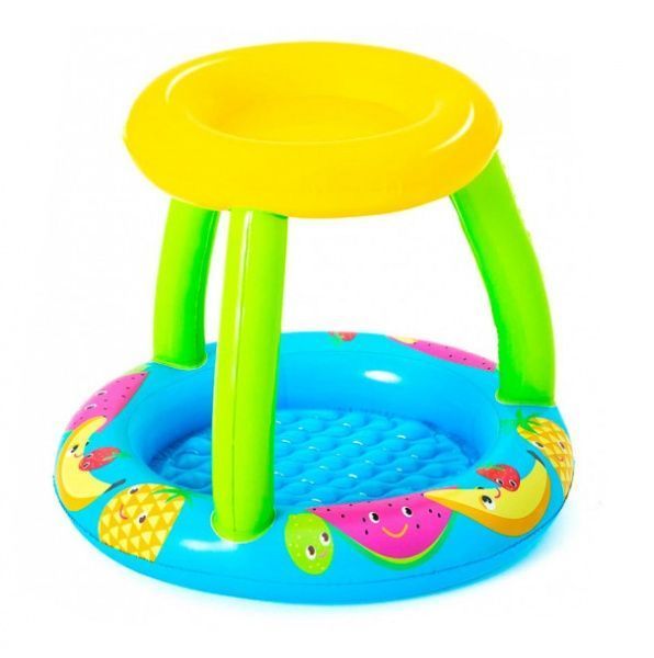 Бассейн Intex BW 52331 детский, надувное дно, рем.запл., 94х89х79 см.