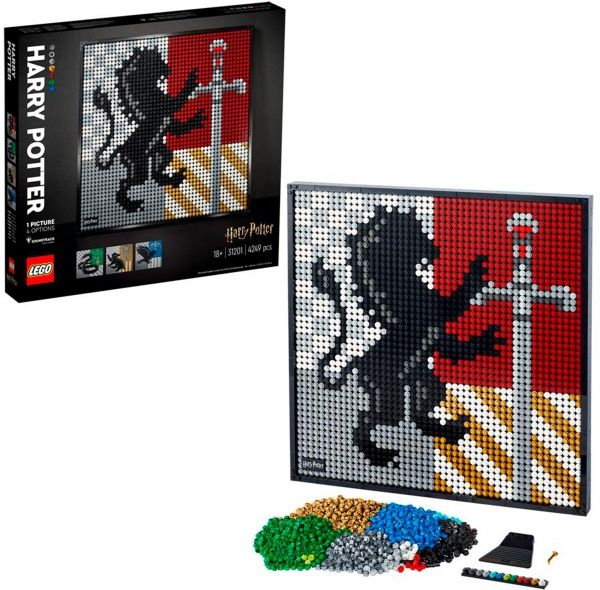 Конструктор LEGO Art Harry Potter Hogwarts Crests 31201