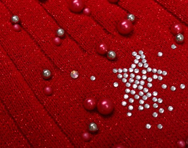 Шапочка детская для девочки Kraft+ 9580 р.50-52 красный 