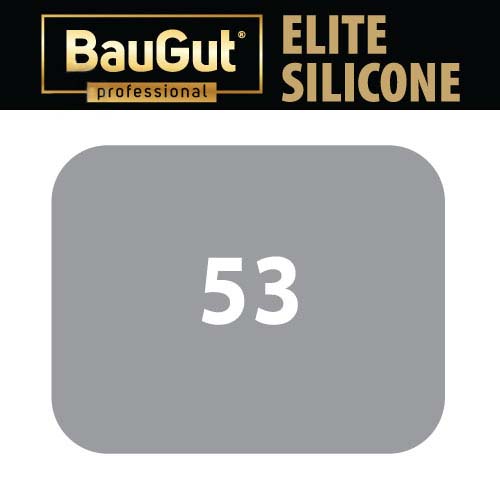 Герметик силіконовий BauGut Silicon Elite 53 сірий 300мл