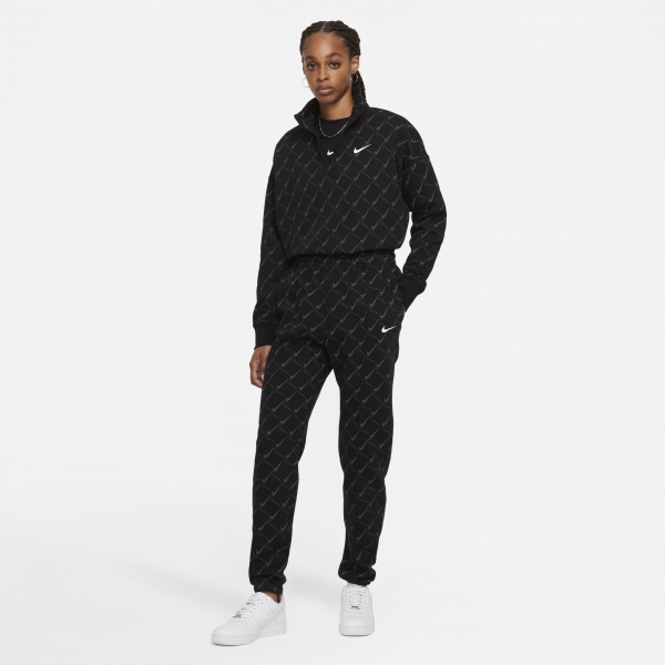 Штани Nike W NSW TREND PANT CF AOP SWOOSH DQ4509-010 р. S чорний