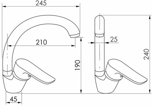 Набір змішувачів Imprese KVET 4в1 SET20230401