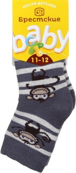 Носки детские Брестские Baby 3060 498 р.11-12 серый 