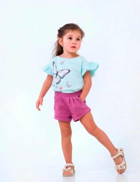 Шорты для девочек Smil 112309 р.92 лиловый 