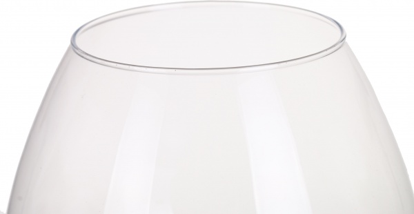 Ваза стеклянная бокал 20 см прозрачная 