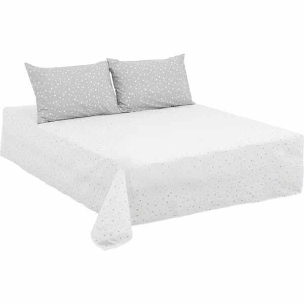 Комплект постельного белья двуспальный Underprice Звездочки серые