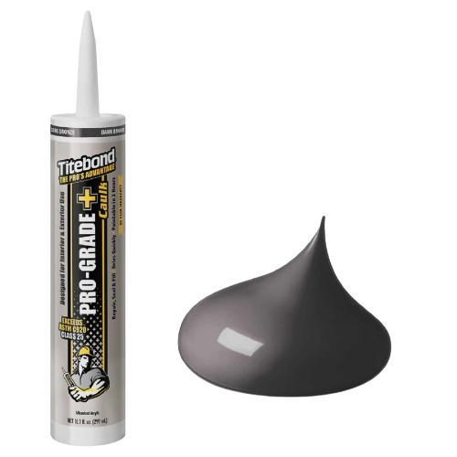 Герметик силіконізований акрилово-латексний Titebond PRO GRADE PLUS 8481 темна бронза 300 мл