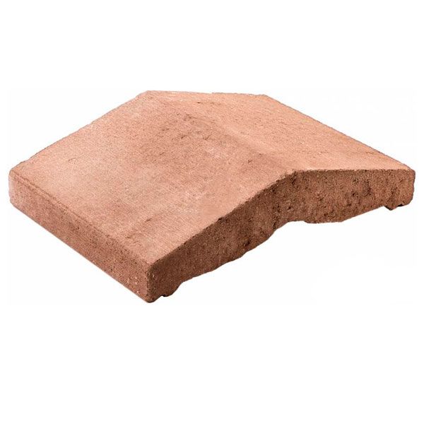 Крышка на забор Кая 250x360x75 мм коричневый Моноліт-Брук 