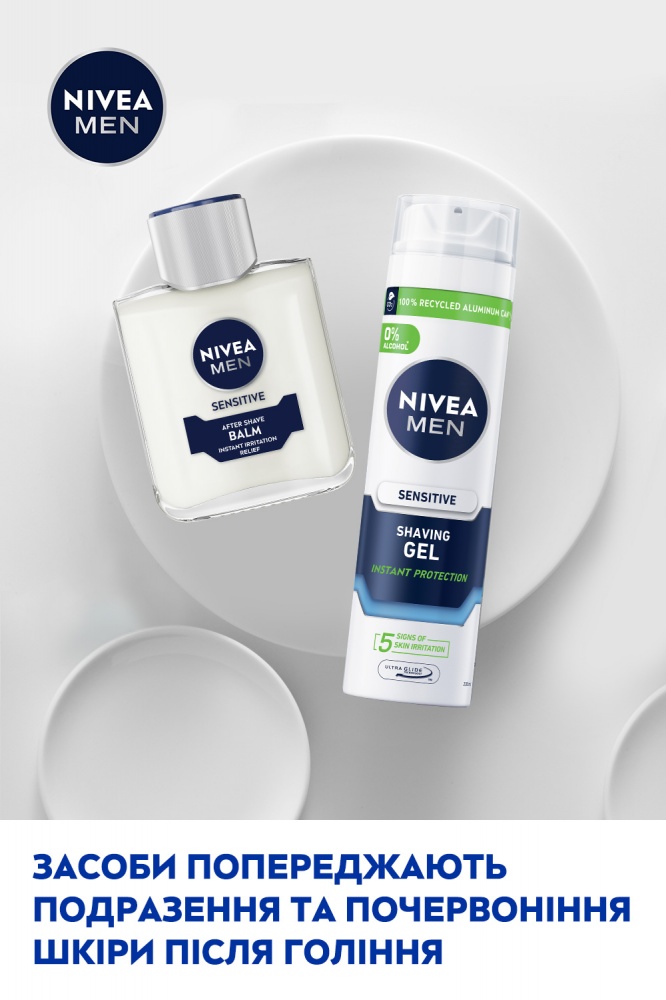 Набор для мужчин Nivea MEN SENSITIVE CARE 2024 с косметичкой