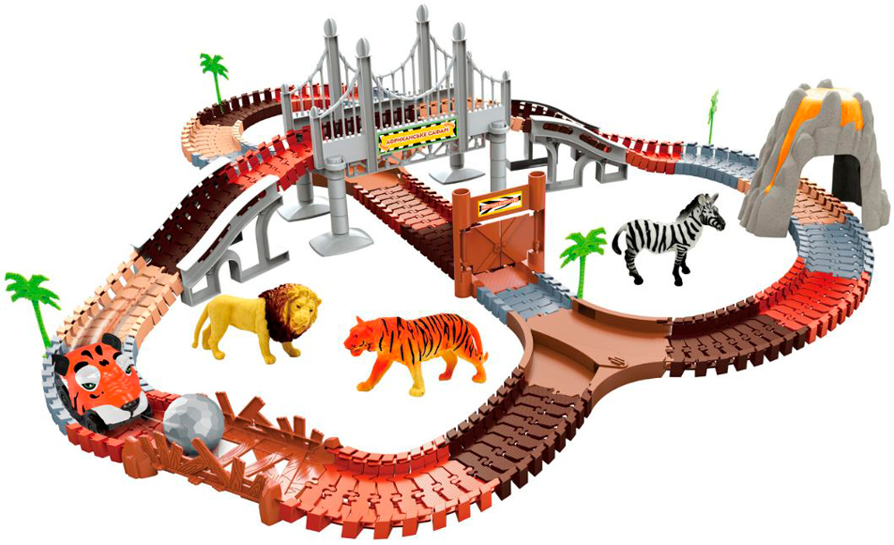 Ігровий набір OTAMANKO Автотрек «Дивовижні пригоди: Африканське сафарі» 532.02.64