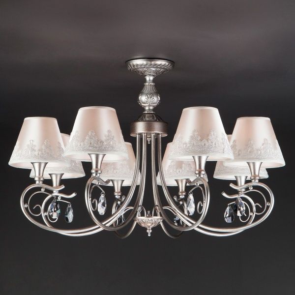 Люстра стельова Strotskis Incanto 60069/8 8x40 Вт E14 срібний 