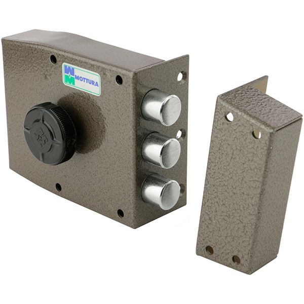 Дверний замок вхідний Mottura 30401VD50C5 правий коричневий