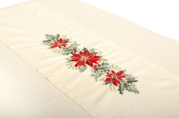 Дорожка на стол Омела 356-21/00 40x140 см бежевый 