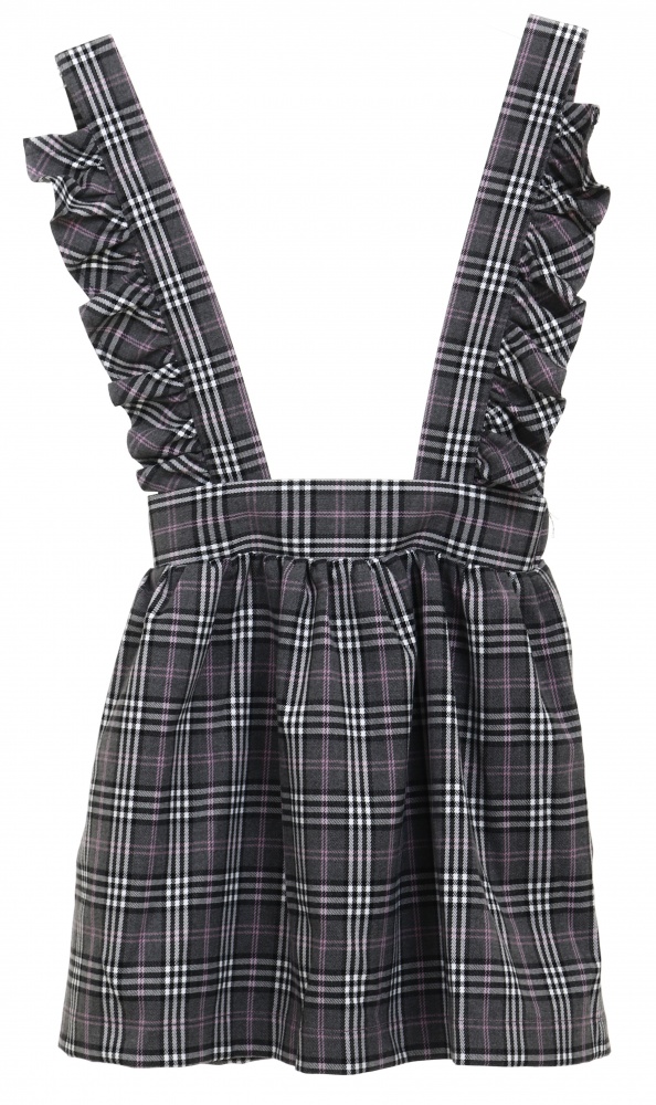 Юбка на лямках Sasha р.116 клетка 4454/32