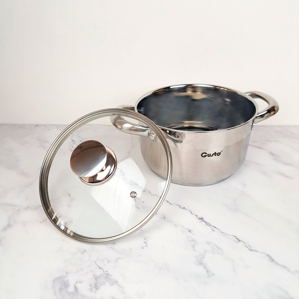 Кастрюля с крышкой Gusto Force 2,6 л GT-1107-18