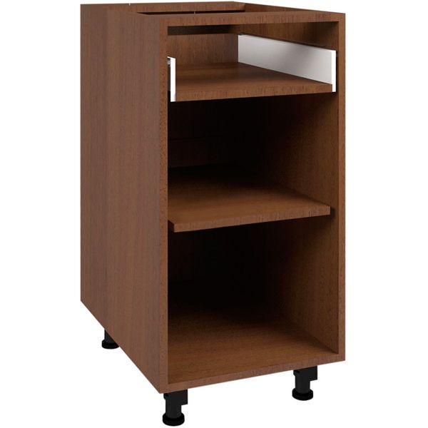 Тумба нижня МС Дуб родос Ням-1 40/82/52 (1+1) з метабоксом горіх лісовий рамковий Грейд