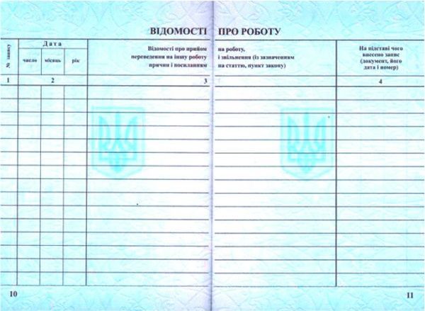 Книжка трудовая №2 (44500) Romus