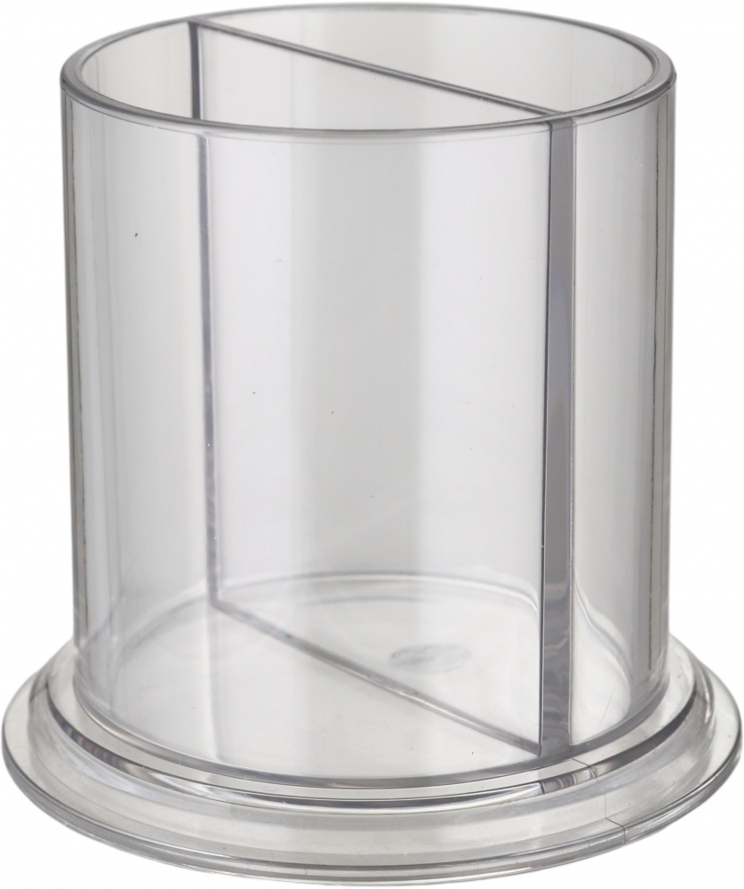 Органайзер Sensio для ватних виробів з кришкою 6,7х6,7х12,3 см прозорий