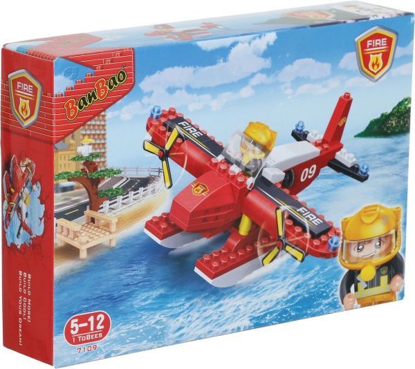 Конструктор BanBao Пожарные Гидроплан 2
