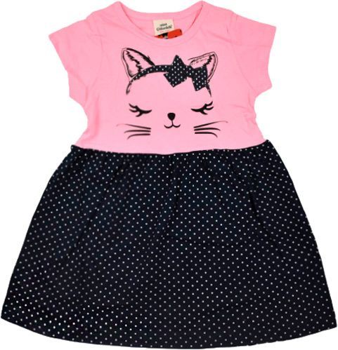 Платье Mini Citlenbir 9030 с котом р.104 розовый 