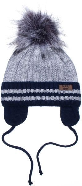 Комплект шапка + снуд Mari-Knit 0842 р.48-50 серый 