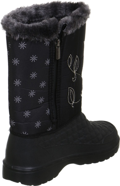 Чоботи Гофра жіночі (вставка хутро) р.37/38 чорний