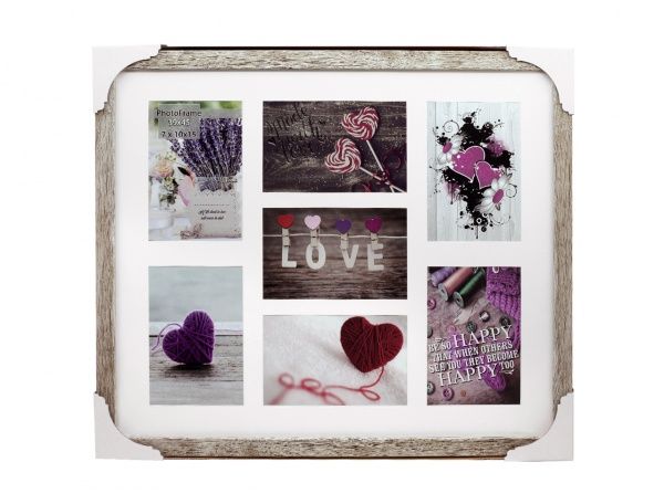 Фоторамка з паспарту SvitArt FKP-7-1913-1B 10x15 см дерево світле 