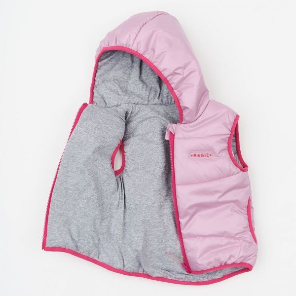 Жилет детский для девочки Соня р.116 светло-розовый 