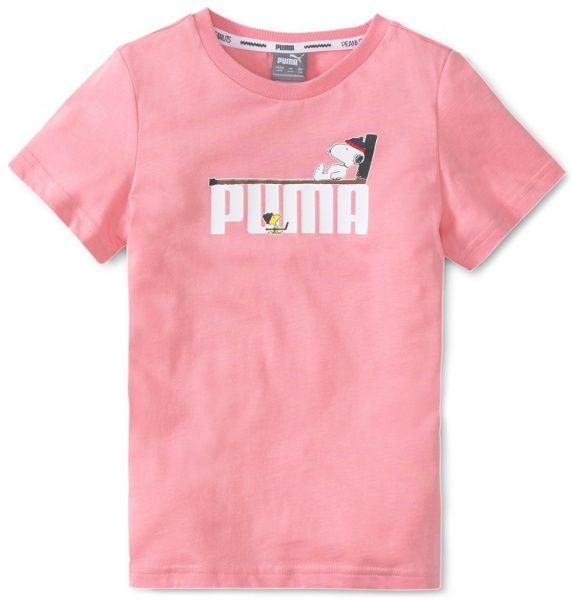 Футболка Puma PUMA x PEANUTS Tee 53182426 р. 98 светло-розовый