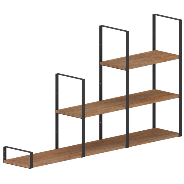 Кронштейн для полок Valore Прямоугольник тройной Loft SB-TR-21