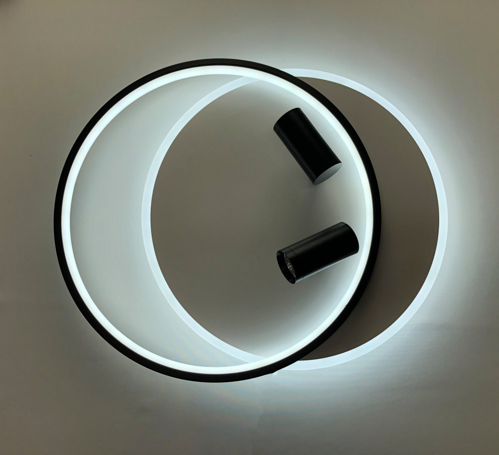 Люстра світлодіодна Luminaria 4x90 Вт LED-модуль білий із чорним GEOMETRIA DOWNLIGHT 90W 2R