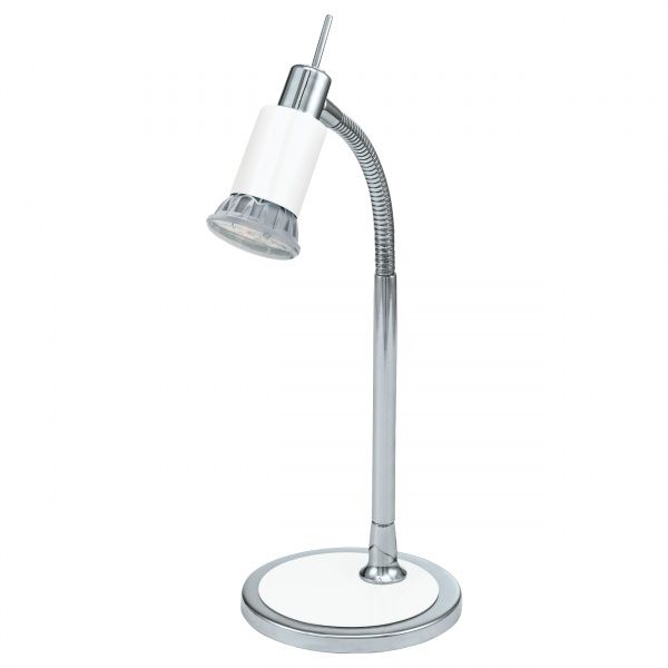 Настольная лампа офисная Eglo Эридан 1x5 Вт GU10 белый/хром 