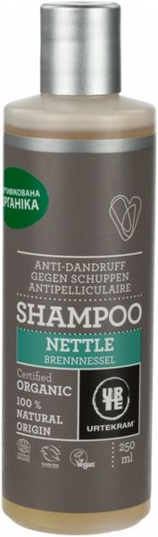 Шампунь органічний Urtekram Кропива 250 мл
