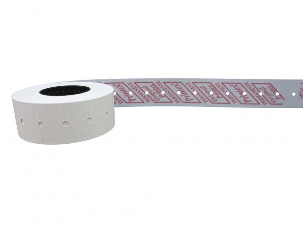 Этикетки-ценники Printex 21х12 мм белые прямые 