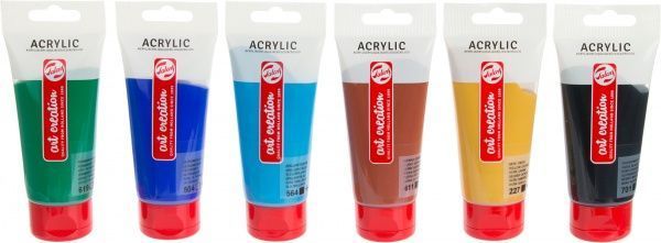 Набор красок акриловых 12 цветов 75 мл ArtCreation Royal Talens