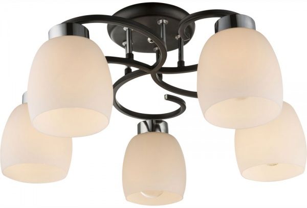 Люстра потолочная Globo Pessoa IV 5xE27 черный 69018-5 