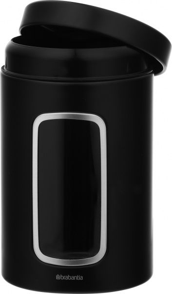 Банка Canisters 1,4 л черная Brabantia