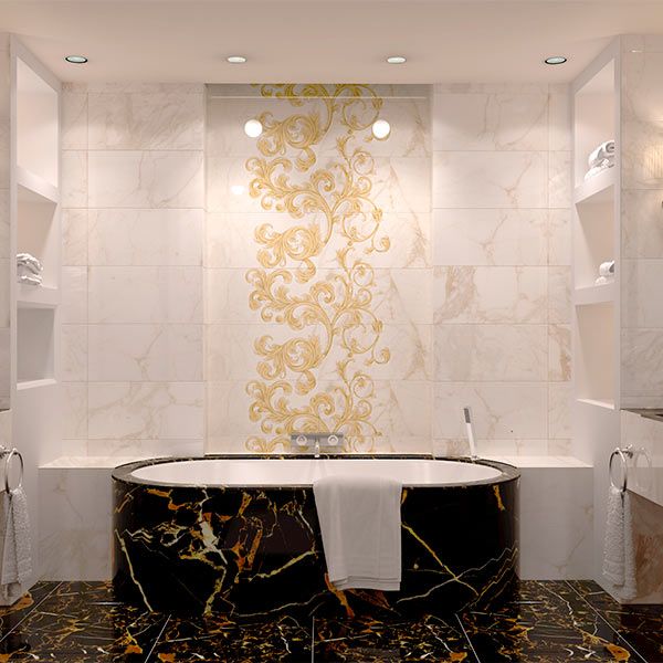 Плитка Golden Tile Saint Laurent 9А0053 біла 300х600 мм