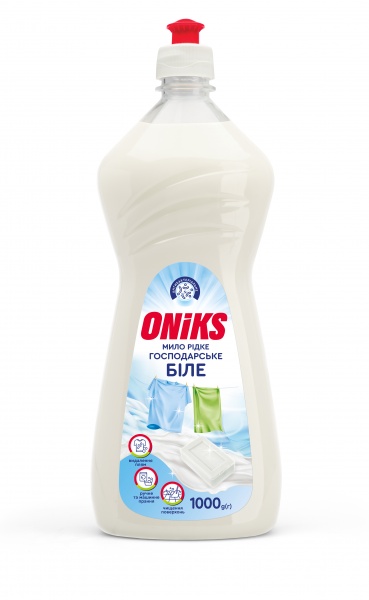 Хозяйственное мыло ONIKS жидкое белое 1000 г