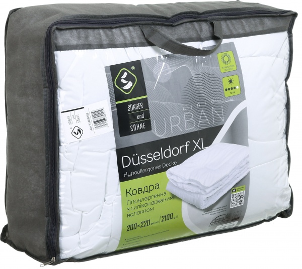 Ковдра Dusseldorf XL 200x220 см Songer und Sohne білий
