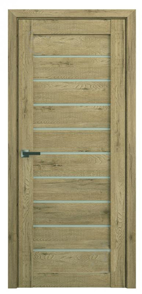 Дверное полотно Dverona 502 ПГ 800 мм дуб античный 