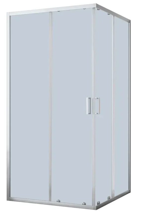 Душове огородження Imprese SCALA 90*90*190см, квадрат. розсувні двері,скло тоноване — фото 1